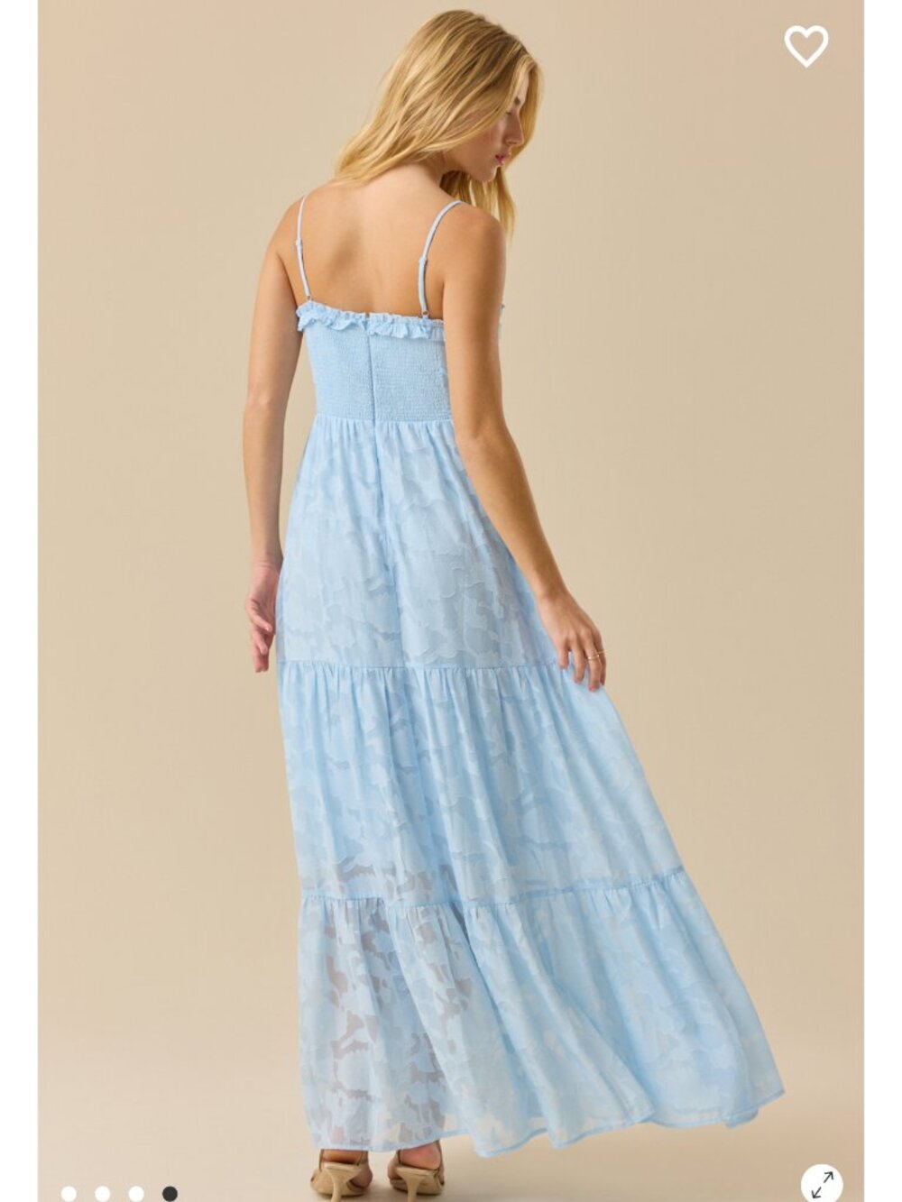 NWT Altar'd State Hazel Ruched Front Maxi Dress - Picture 4 of 4
